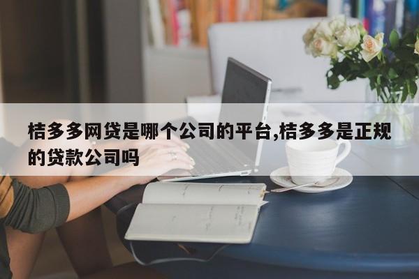 桔多多网贷是哪个公司的平台,桔多多是正规的贷款公司吗
